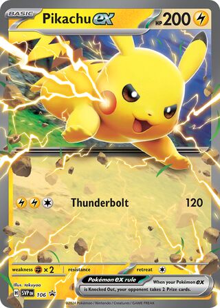 Pikachu ex 106 - Scarlet & Violet Promos
