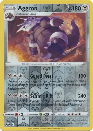 Aggron 111/198 - Chilling Reign