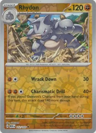 Rhydon 112/165 - Scarlet & Violet 151