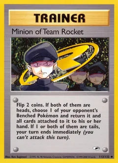 Minion of Team Rocket 113/132 - Gym Heroes