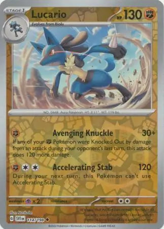 Lucario 114/198 - Scarlet & Violet Base