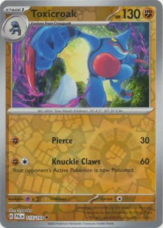 Toxicroak 115/193 - Paldea Evolved