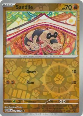 Sandile 115/198 - Scarlet & Violet Base