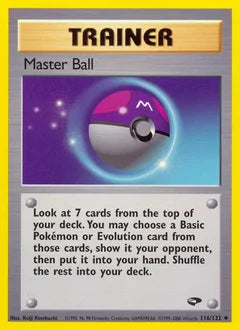 Master Ball 116/132 - Gym Challenge