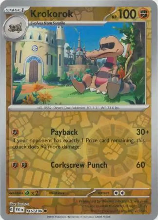 Krokorok 116/198 - Scarlet & Violet Base
