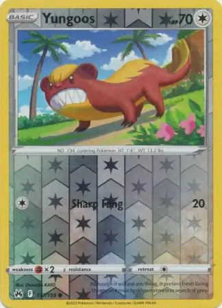 Yungoos 117/159 - Crown Zenith