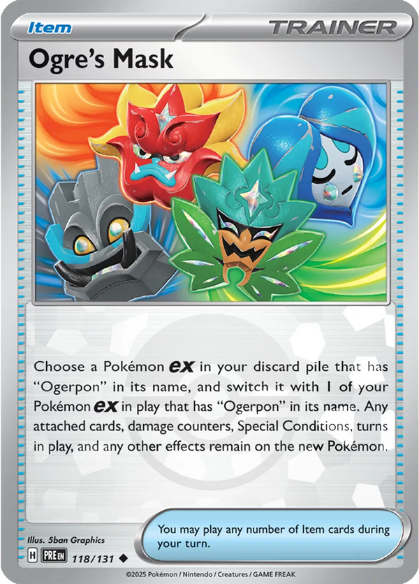 Ogre's Mask 118/131 - Prismatic Evolutions