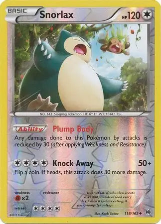 Snorlax 118/162 - BREAKthrough