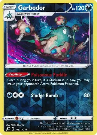 Garbodor 118/192 - Rebel Clash