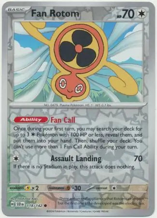 Fan Rotom 118/142 - Stellar Crown