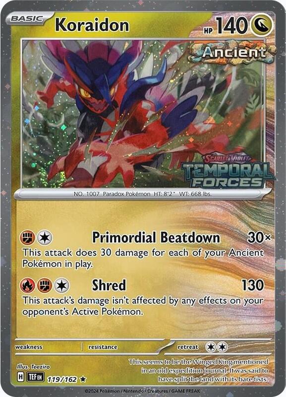 Koraidon European Promo 119 - Miscellaneous Promos