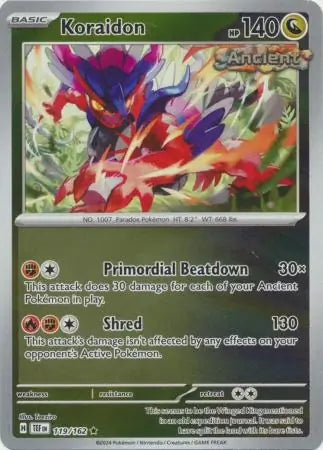 Koraidon 119/162 - Temporal Forces