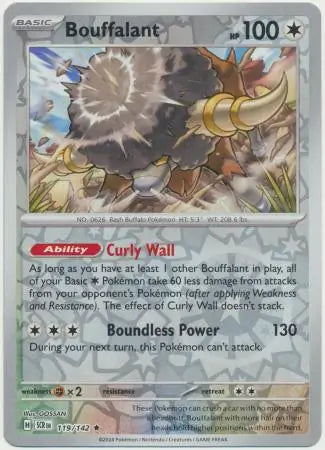 Bouffalant 119/142 - Stellar Crown