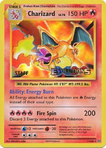 Charizard Prerelease 11 - XY Black Star Promos