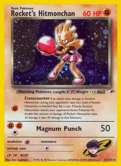 Rocket's Hitmonchan 11/132 - Gym Heroes