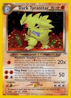 Dark Tyranitar 11/105 - Neo Destiny