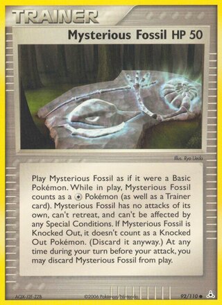 Mysterious Fossil 92/110 - Holon Phantoms