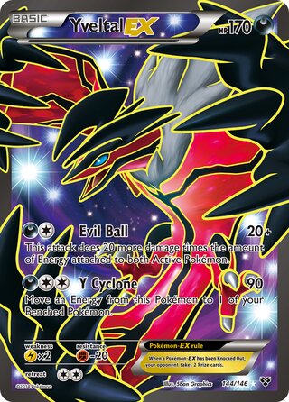 Yveltal-EX 144/146 - XY Base
