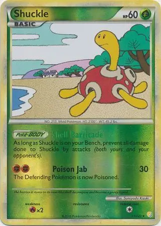 Shuckle 11/123 - HeartGold & SoulSilver