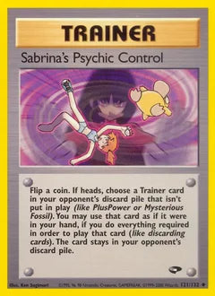 Sabrina's Psychic Control 121/132 - Gym Challenge