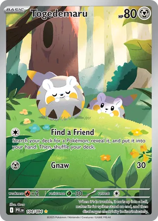 Togedemaru 104/094 - Phantasmal Flames