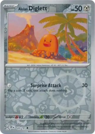 Alolan Diglett 122/191 - Surging Sparks