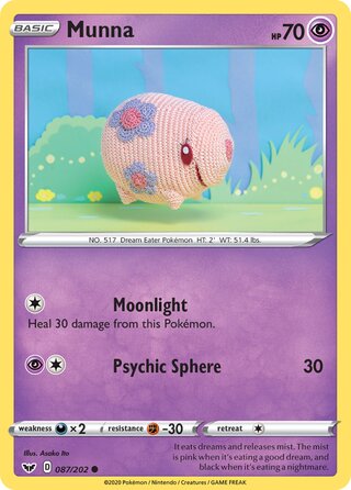 Munna 087/202 - Sword & Shield Base