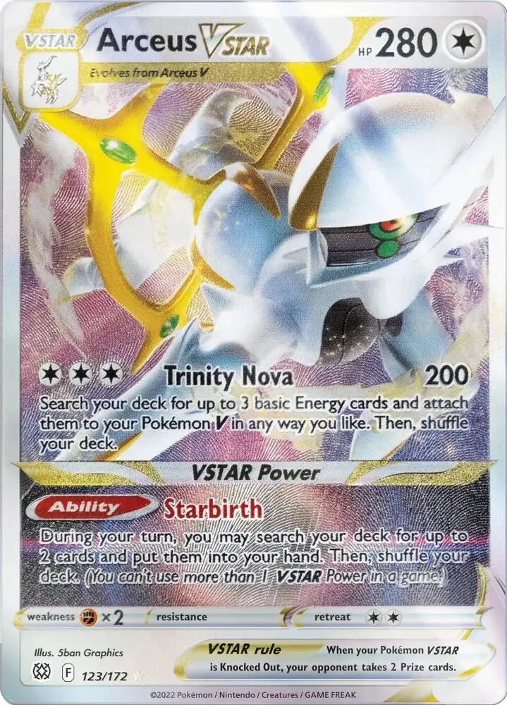 Arceus VSTAR Metal Card 123 - Miscellaneous Promos
