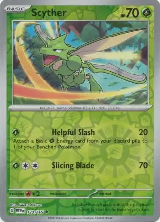 Scyther 123/165 - Scarlet & Violet 151