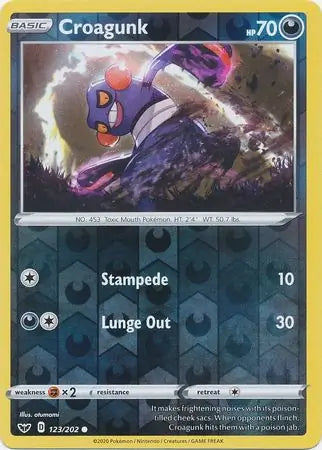 Croagunk 123/202 - Sword & Shield Base