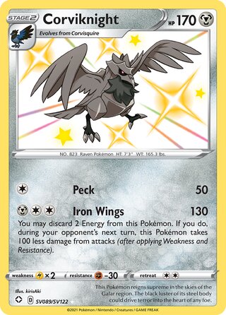 Corviknight SV089/SV122 - Shining Fates