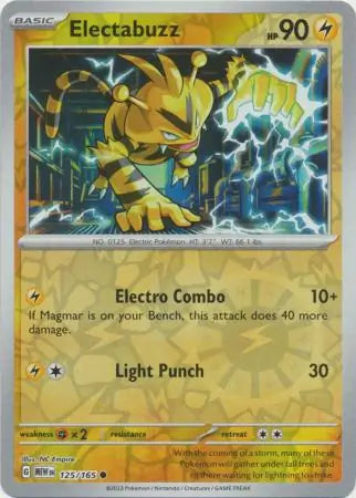 Electabuzz 125/165 - Scarlet & Violet 151