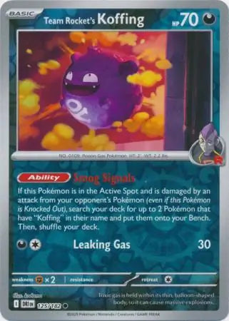 Team Rocket's Koffing 125/182 - Destined Rivals