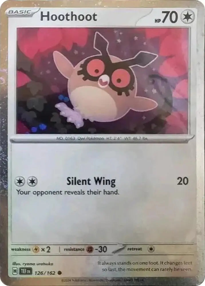 Hoothoot Cosmos Holo 126 - Scarlet & Violet Promos