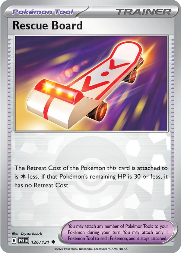 Rescue Board 126/131 - Prismatic Evolutions