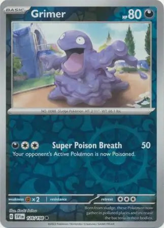 Grimer 126/198 - Scarlet & Violet Base