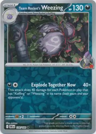 Team Rocket's Weezing 126/182 - Destined Rivals