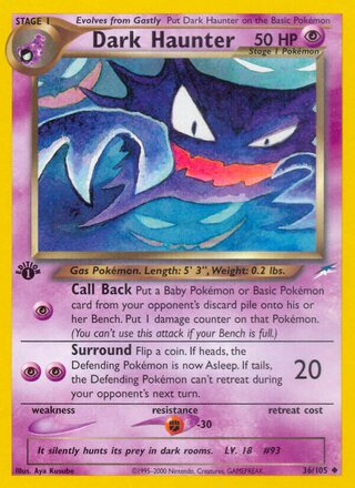 Dark Haunter 36/105 - Neo Destiny