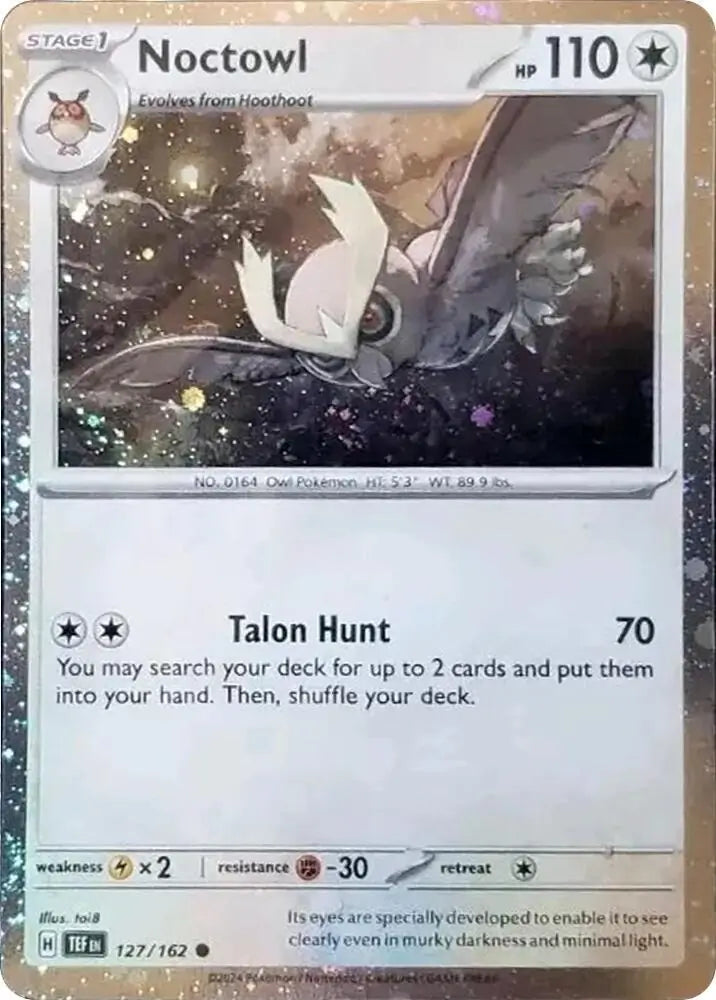 Noctowl Cosmos Holo 127 - Scarlet & Violet Promos