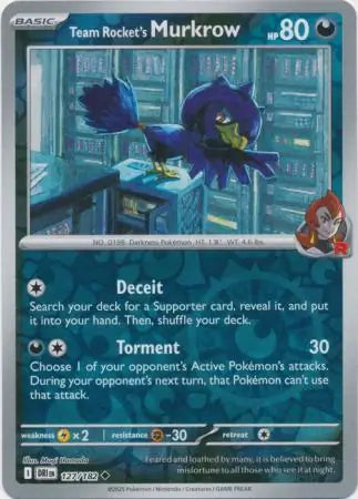 Team Rocket's Murkrow 127/182 - Destined Rivals