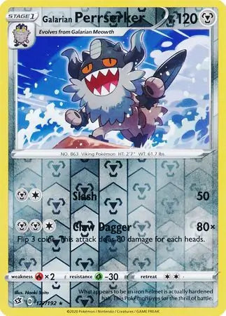 Galarian Perrserker 127/192 - Rebel Clash