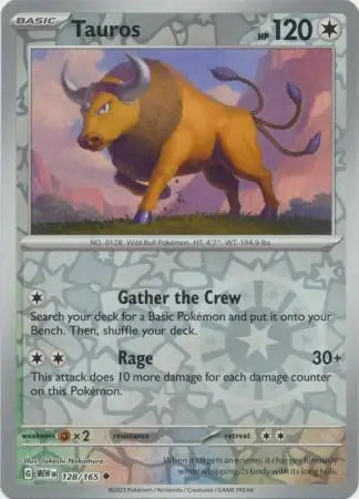 Tauros 128/165 - Scarlet & Violet 151