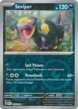 Seviper 128/198 - Scarlet & Violet Base