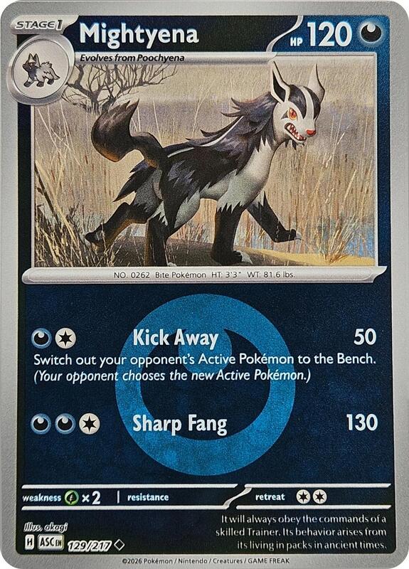 Mightyena 129/217 - Ascended Heroes