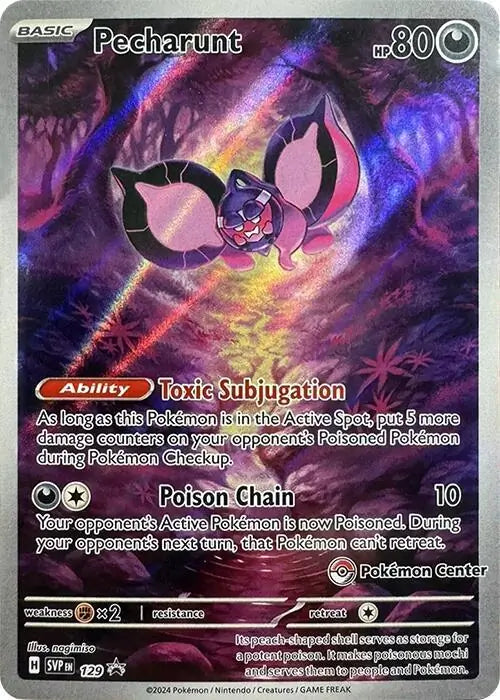 Pecharunt Pokemon Center Exclusive 129 - Scarlet & Violet Promos