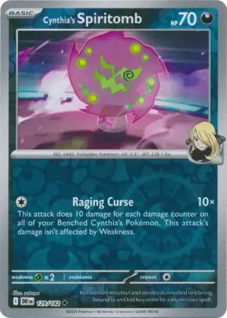 Cynthia's Spiritomb 129/182 - Destined Rivals