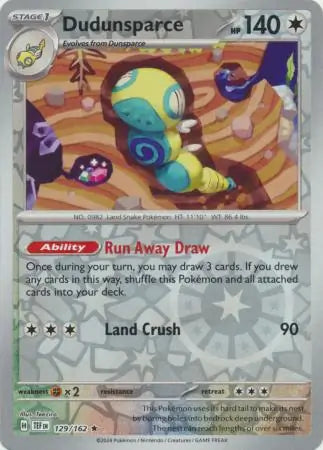 Dudunsparce 129/162 - Temporal Forces