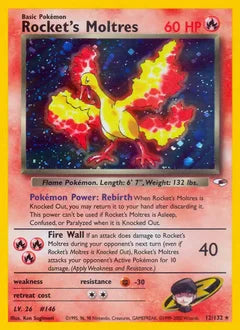 Rocket's Moltres 12/132 - Gym Heroes