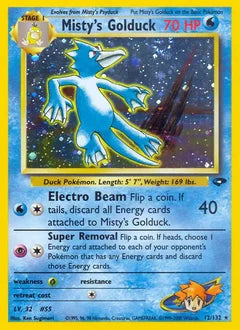 Misty's Golduck 12/132 - Gym Challenge