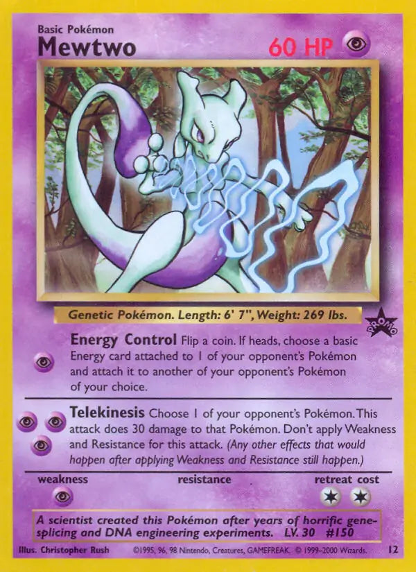 Mewtwo 12 - WOTC Promo